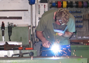 beim arbeiten